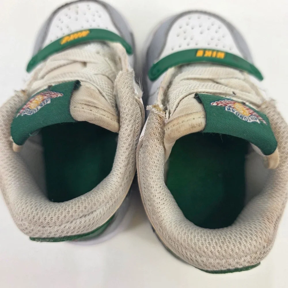 NIKE AIR JORDAN LEGACY 312 LOW SNEAKERS KIDS TODDLER SIZE 4C WHITE GREEN SHOES